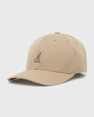 KANGOL WOOL FLEXFIT BASEBALL BEIGE 8650BC BG265 L/XL