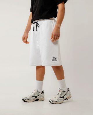 Bee Unusual  “FxxxING Unusual” FT shorts white - BEEUNUSUAL