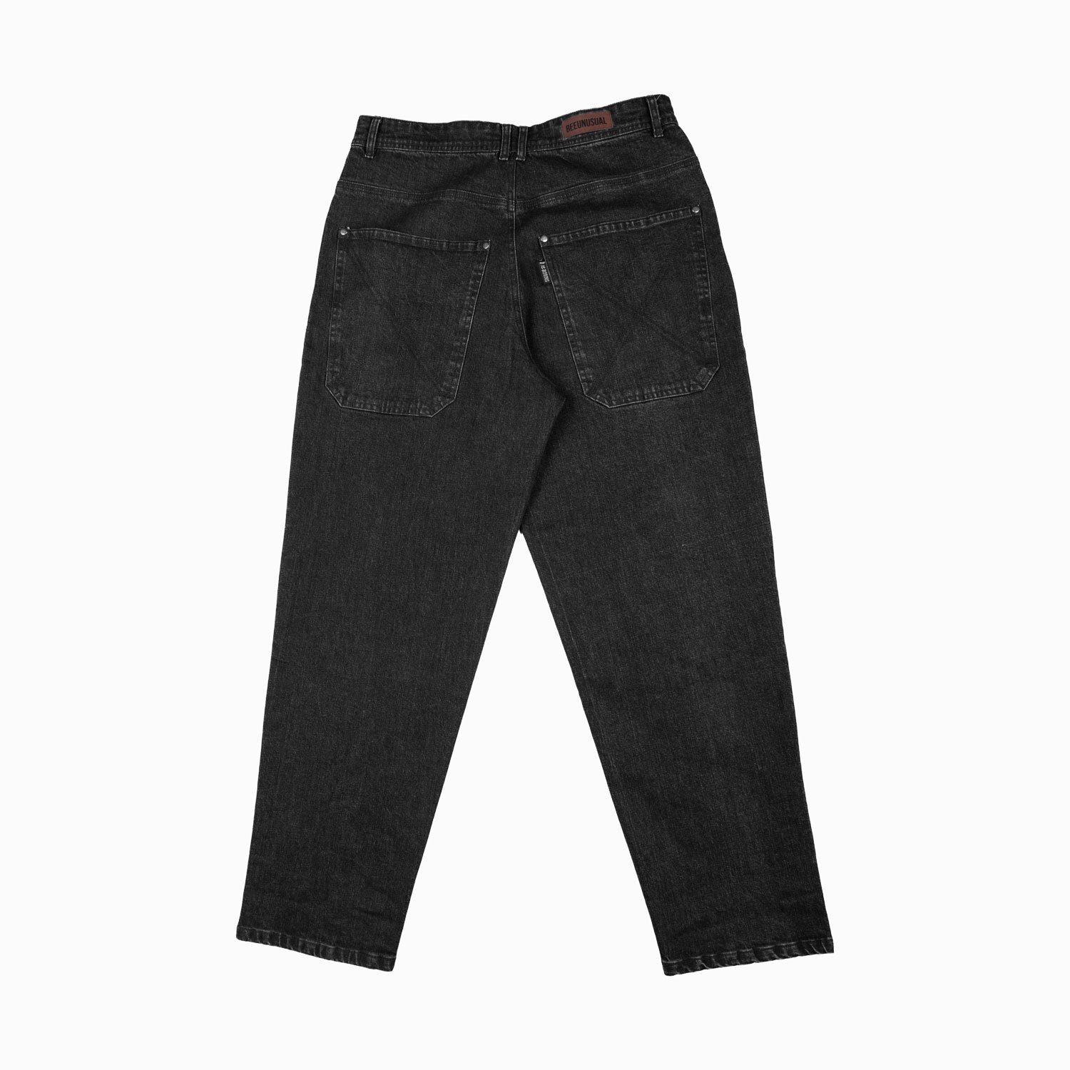 Bee Unusual Relaxed Jeans Washed Black AB-257022 - Image 6