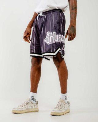 Bee Unusual Basketball Retro Shorts Black-Grey AB-259005