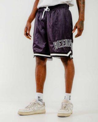 Bee Unusual Doily Mesh Basketball Shorts Black AB-259000