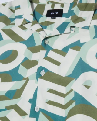 HUF ABECEDERIAN RESORT SHIRT MULTI - HUF