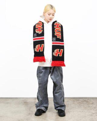 HUF ENFORCER SCARF BLACK - HUF