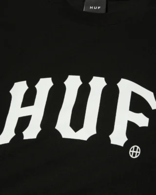 HUF Arch T-Shirt Black TS02523-BLACK - HUF