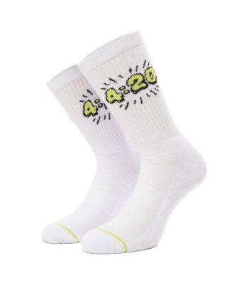 Bee Unusual 420 White Socks AS-240116