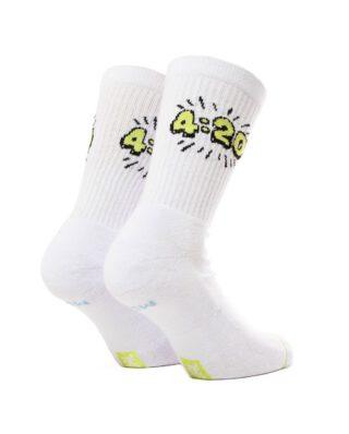 Bee Unusual 420 White Socks AS-240116 - BEEUNUSUAL