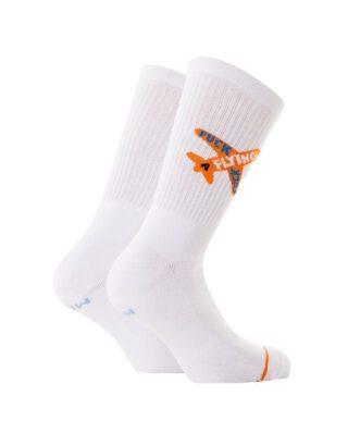 Bee Unusual A Flying F Premium White Socks AS-245022 - BEEUNUSUAL