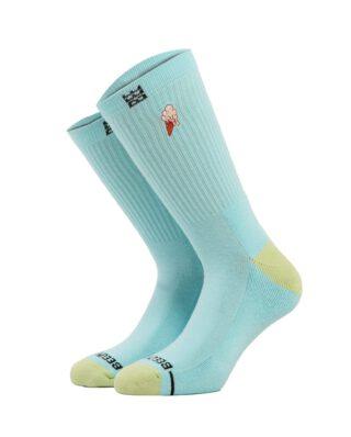 Bee Unusual Ice Cream Premium blue socks AS-252901