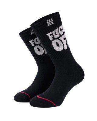 Bee Unusual ” Fck Off chunky premium ” Black Socks AS-252920
