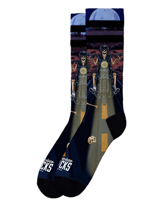 AMERICAN SOCKS NIGHT RIDER AS240 MID HIGH SIGNATURE