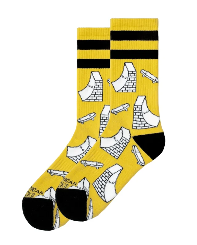 American Socks AS298 Halfpipe Mid High O/S