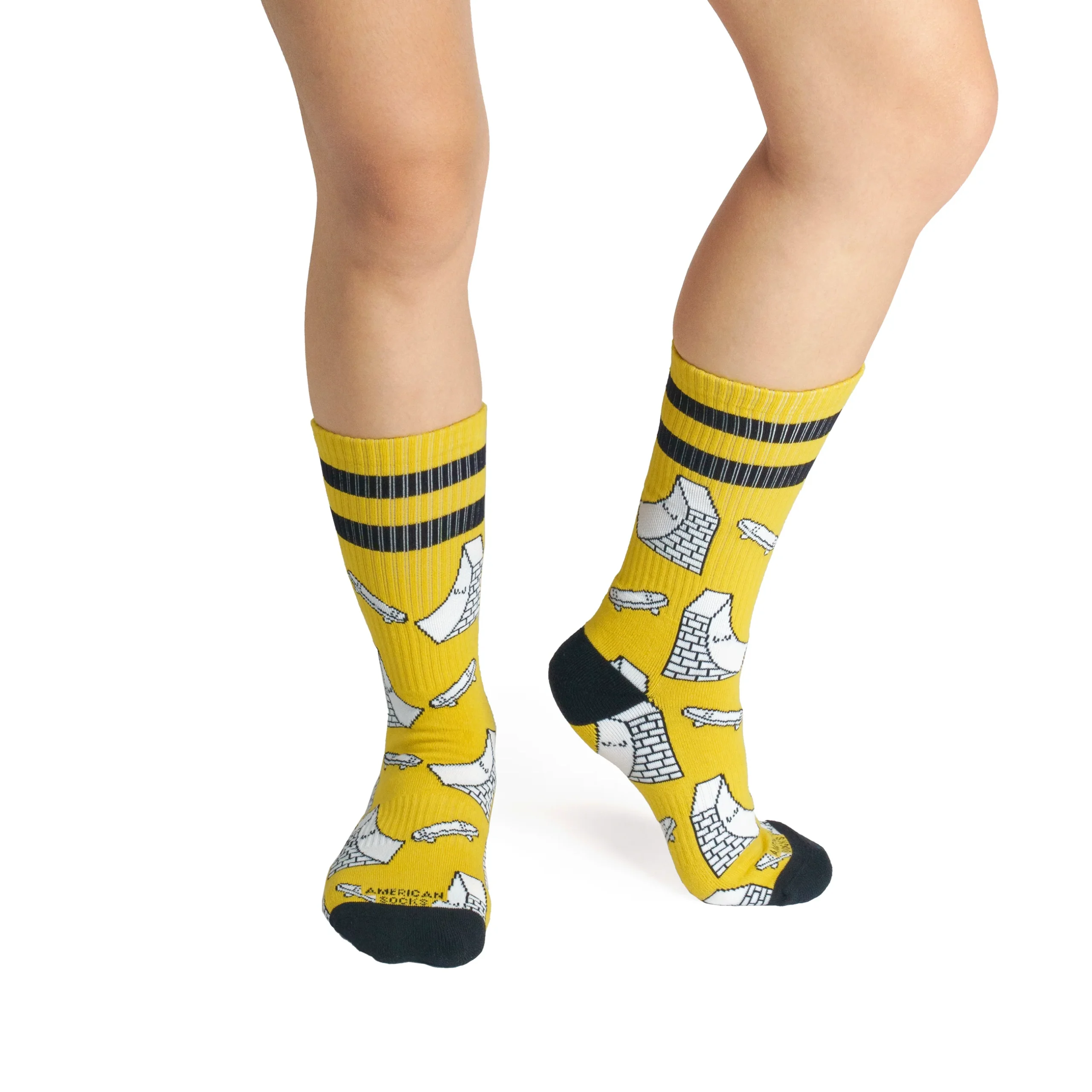 American Socks AS298 Halfpipe Mid High O/S - Image 4