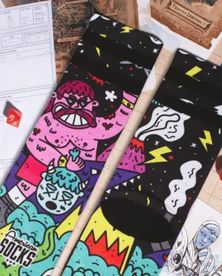 AMERICAN SOCKS BARBARIAN AS428 MID HIGH SIGNATURE - American Socks