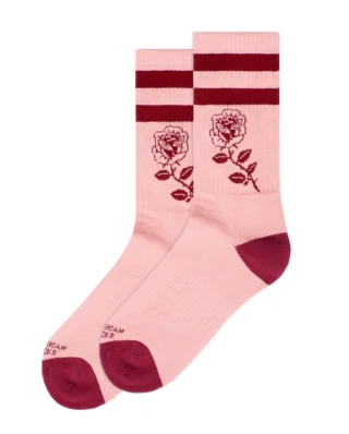 American Socks Rose Mid High O/S AS453