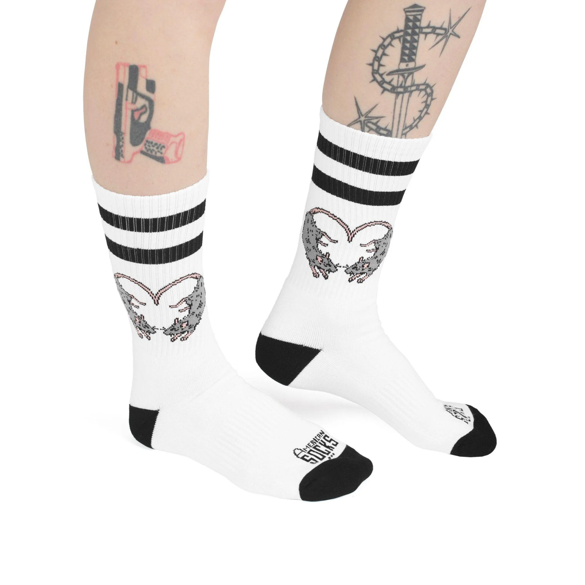 American Socks Love Bite Mid High O/S AS555 - Image 3