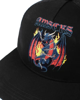 American Socks Dragon Force Trucker Cap Black ASG126 - American Socks