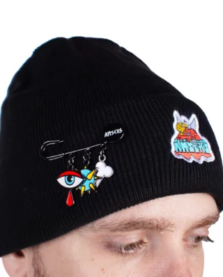 American Socks Fallen Angel Beanie Black ASG156 - American Socks