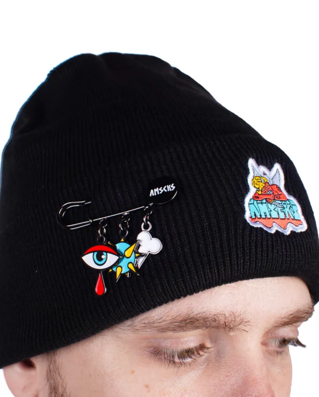 American Socks Fallen Angel Beanie Black ASG156 - American Socks