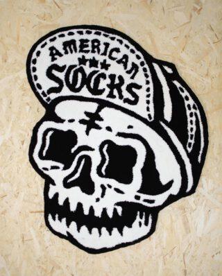 American Socks ASR05 Skater Skull Rug 100 x 60 cm - American Socks