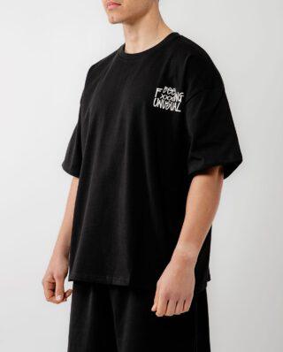 Bee Unusual " Bee FxxxING Unusual " Baggy T-shirt Black