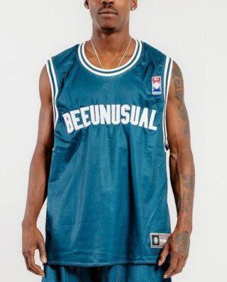 Bee Unusual Unusual basketball tank blue AT-259011