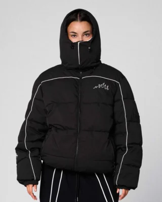 GRIMEY INFAMOUS PUFFER JACKET BLACK GPJ200-BLK