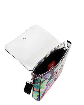 SPRAYGROUND NEON CAMO MONEY MESSENGER SLING B5839 9″ x 6″ x 1.25″ - SPRAYGROUND