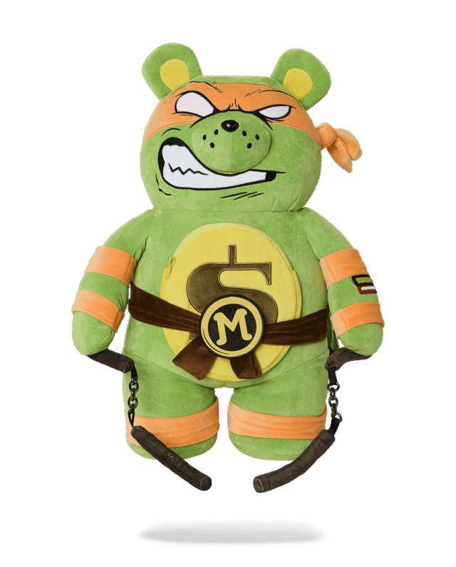 SPRAYGROUND TMNT MICHAELANGELO MONEYBEAR BACKPACK B7045 63x18x30 cm