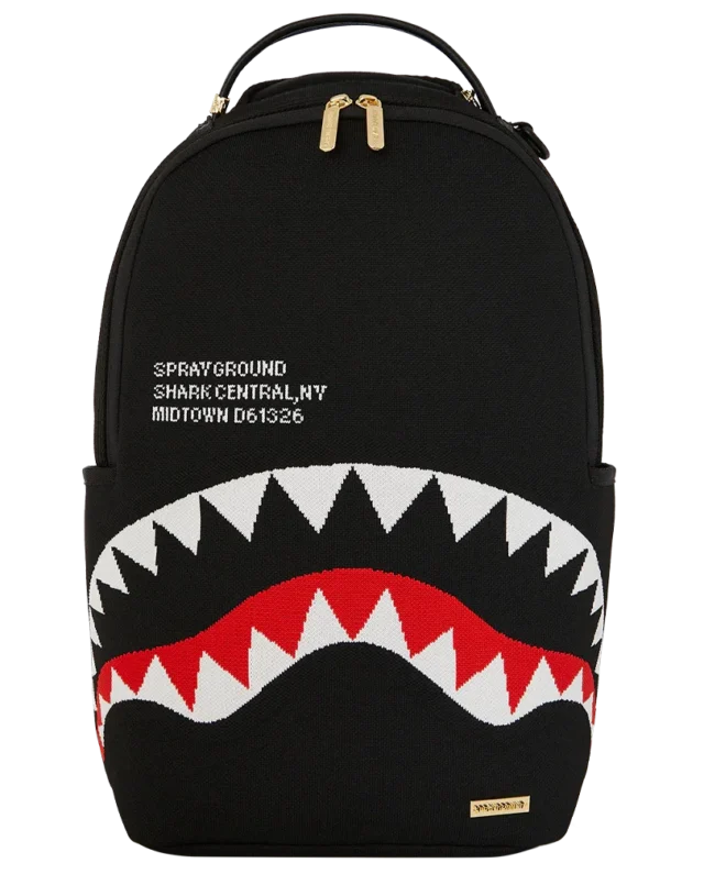 SPRAYGROUND SHARK CENTRAL KNIT BACKPACK B7570 45 x 15 x 29 cm