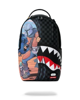 SPRAYGROUND MANDO AND GROGU REVEAL DLXSV BACKPACK B9127 46 x 15 x 29 cm