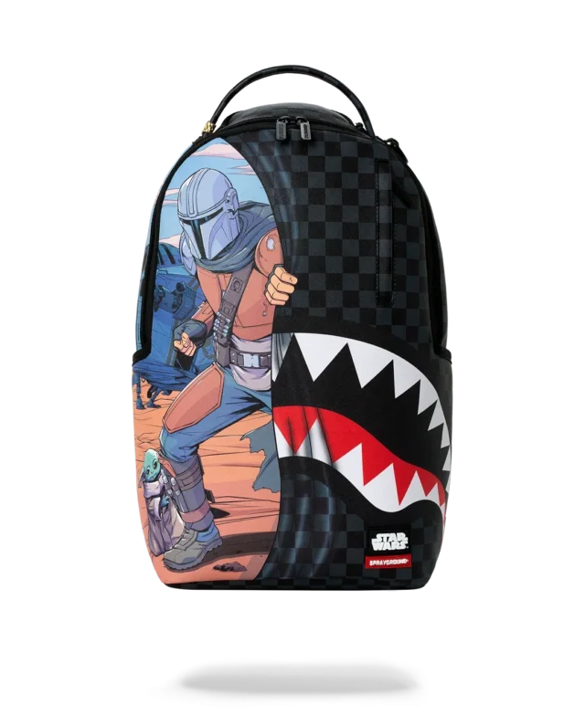 SPRAYGROUND MANDO AND GROGU REVEAL DLXSV BACKPACK B9127 46 x 15 x 29 cm