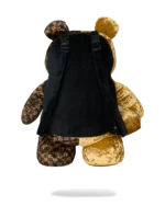 SPRAYGROUND SHARKS IN PARIS GOLD DRIP MONEYBEAR BACKPACK B9342 25'' x 7'' x 12''   - Image 6