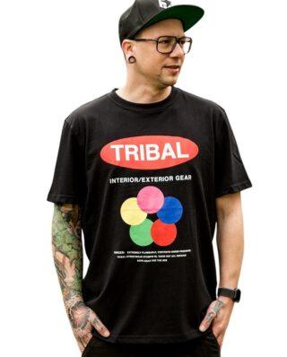 TRIBAL TRILON T-SHIRT BLACK TR3047-005