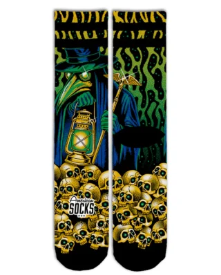 American Socks Black Plague Mid High Signature AS502 - American Socks