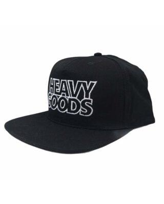 HEAVY GOODS BROADWAY LOGO SNAPBACK CAP BLACK - Heavy Goods