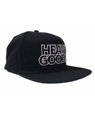 HEAVY GOODS BROADWAY LOGO SNAPBACK CAP BLACK
