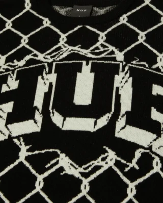 Huf Breakthrough Crewneck Sweater Black KN00557-BLACK - HUF