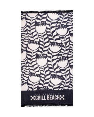 Bee Unusual Lotus Βeach Τowel With Fringes 100×180cm BT-251615 - BEEUNUSUAL