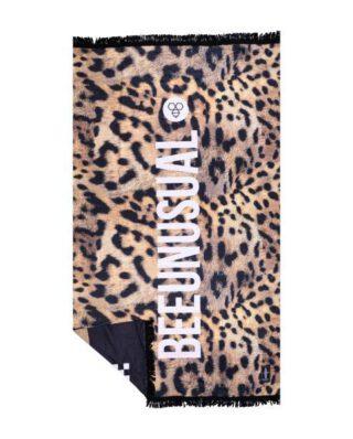 Bee Unusual Jaguar Beach Towel With Fringes 100×180cm BT-251617 - BEEUNUSUAL