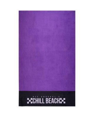 Bee Unusual Holy Shit Beach Towel 100×150cm Black/Purple BT_251406 - BEEUNUSUAL