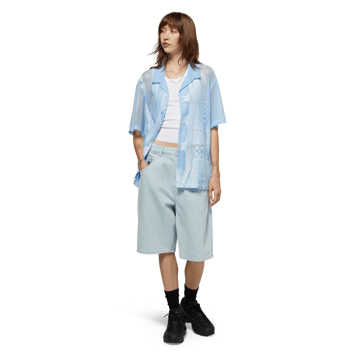 HUF CROMER SHORT LIGHT BLUE PT00317_LBLUE - Image 10
