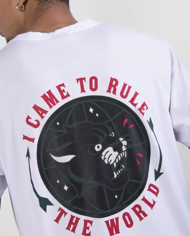 CS2010_N5544-01928 CAYLER AND SONS C&S WL RULE THE WORLD TEE WHITE - Cayler and Sons