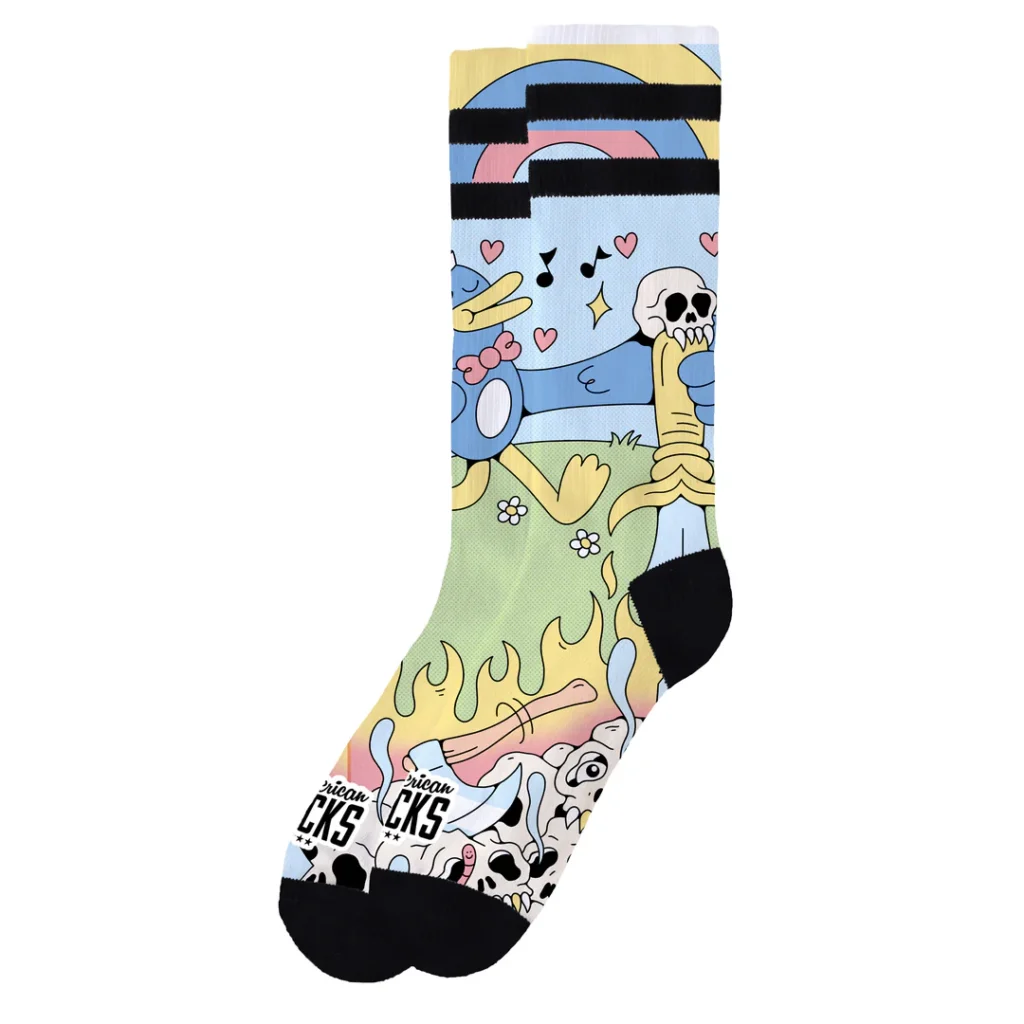 American Socks Cute Chaos Mid High Signature AS525