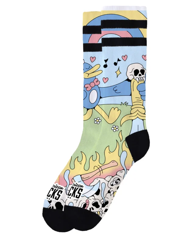 American Socks Cute Chaos Mid High Signature AS525