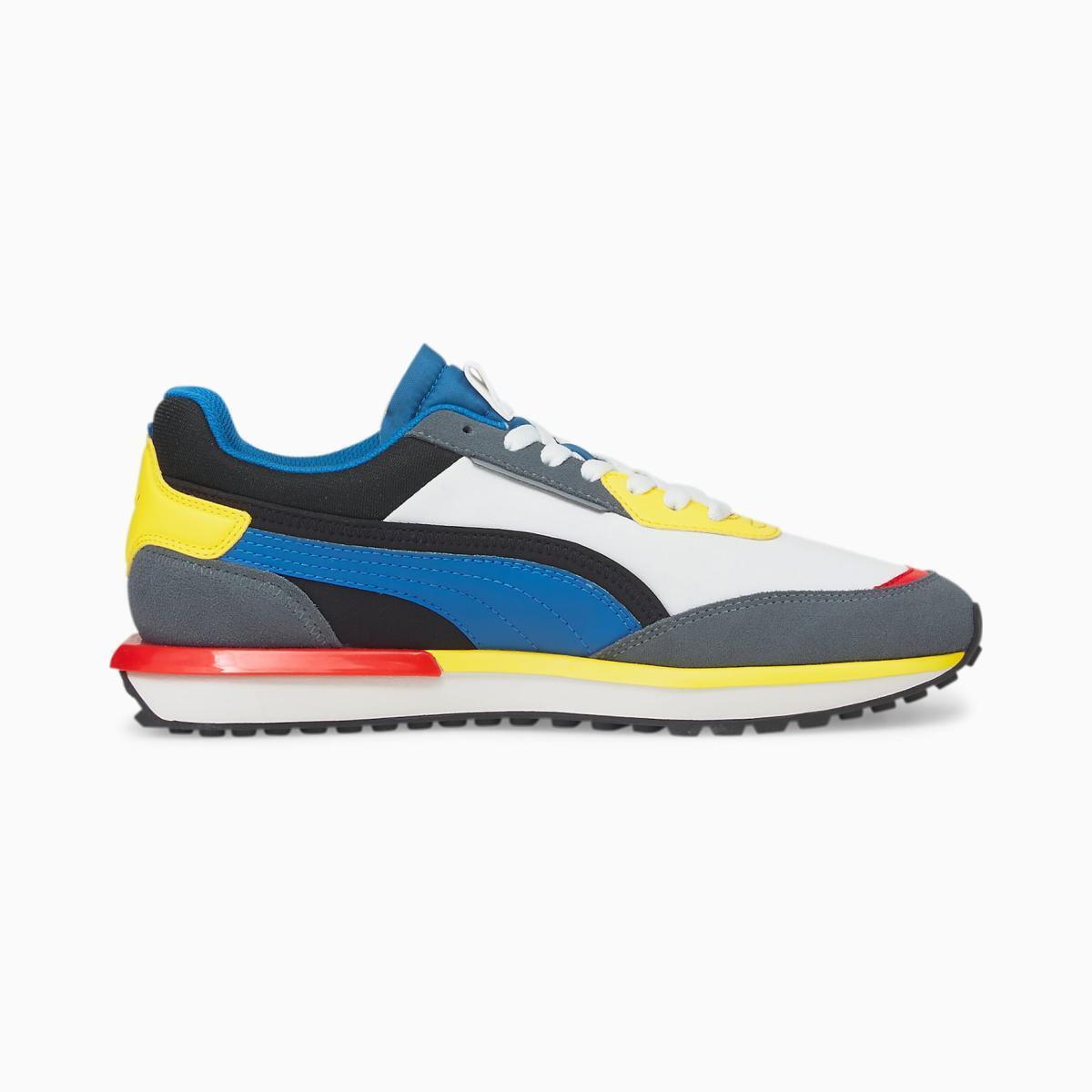 PUMA CITY RIDER RUNNING LOW TRAINERS 382044 - Image 4