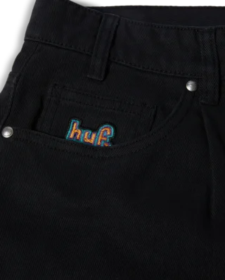 HUF CROMER PANT BLACK PT00242_BLACK - HUF