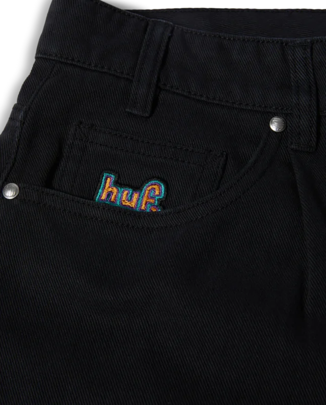 HUF CROMER PANT BLACK PT00242_BLACK - HUF