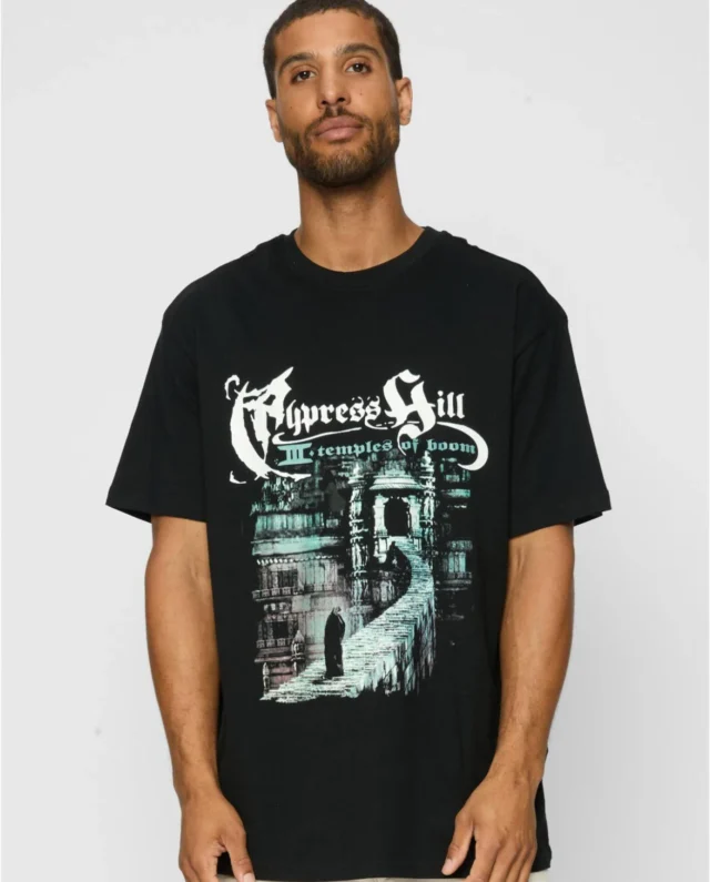 Upscale Studio Cypress Hill Temples of Boom Oversize Tee Black MT2410