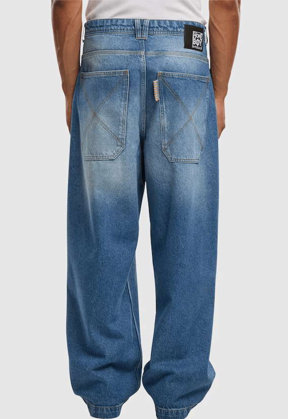 Homeboy X-tra Desperado Denim Vintage Blue 01PA2200-86 - Image 3