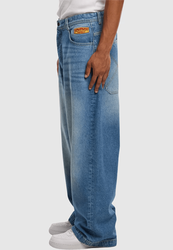 Homeboy X-tra Desperado Denim Vintage Blue 01PA2200-86 - Image 4